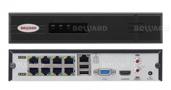 BEWARD представляет: выпущен новый IP-видеорегистратор BK0108H2-P8
